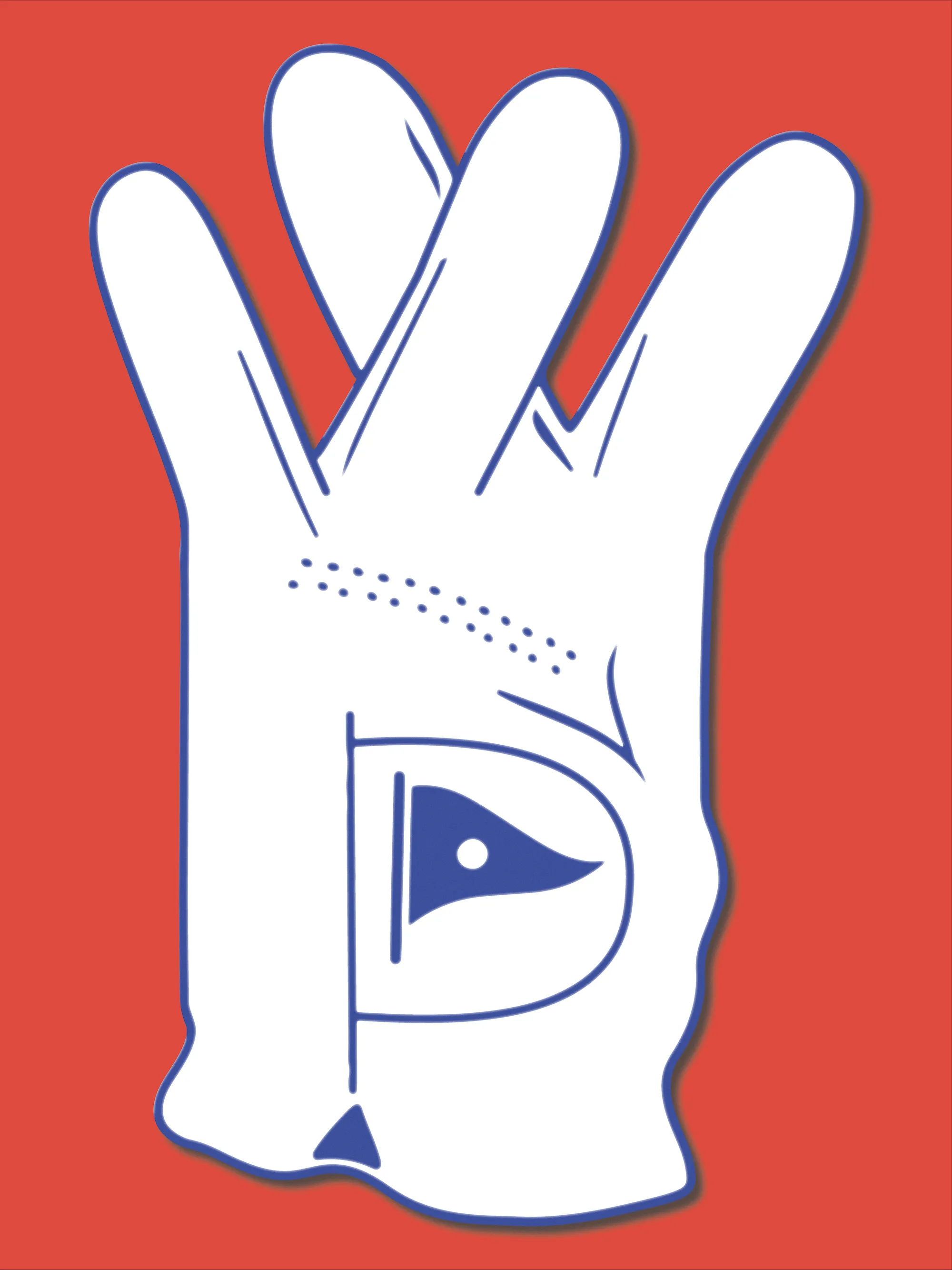 Stylized glove with the Admiral's Club logo