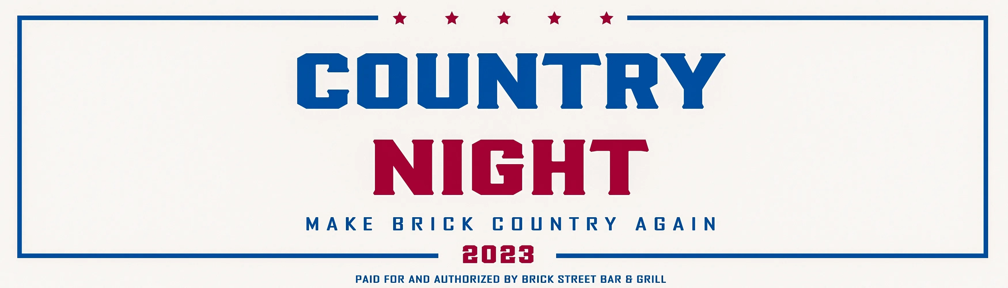 Country Night Banner Image